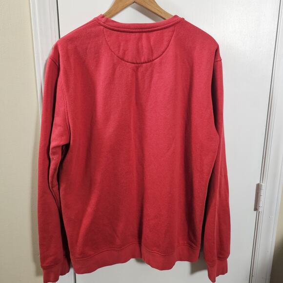 Black Pyramid Sweatshirt Red Crewneck Pullover Graphic Streetwear Mens Sz XL - Picture 5 of 5